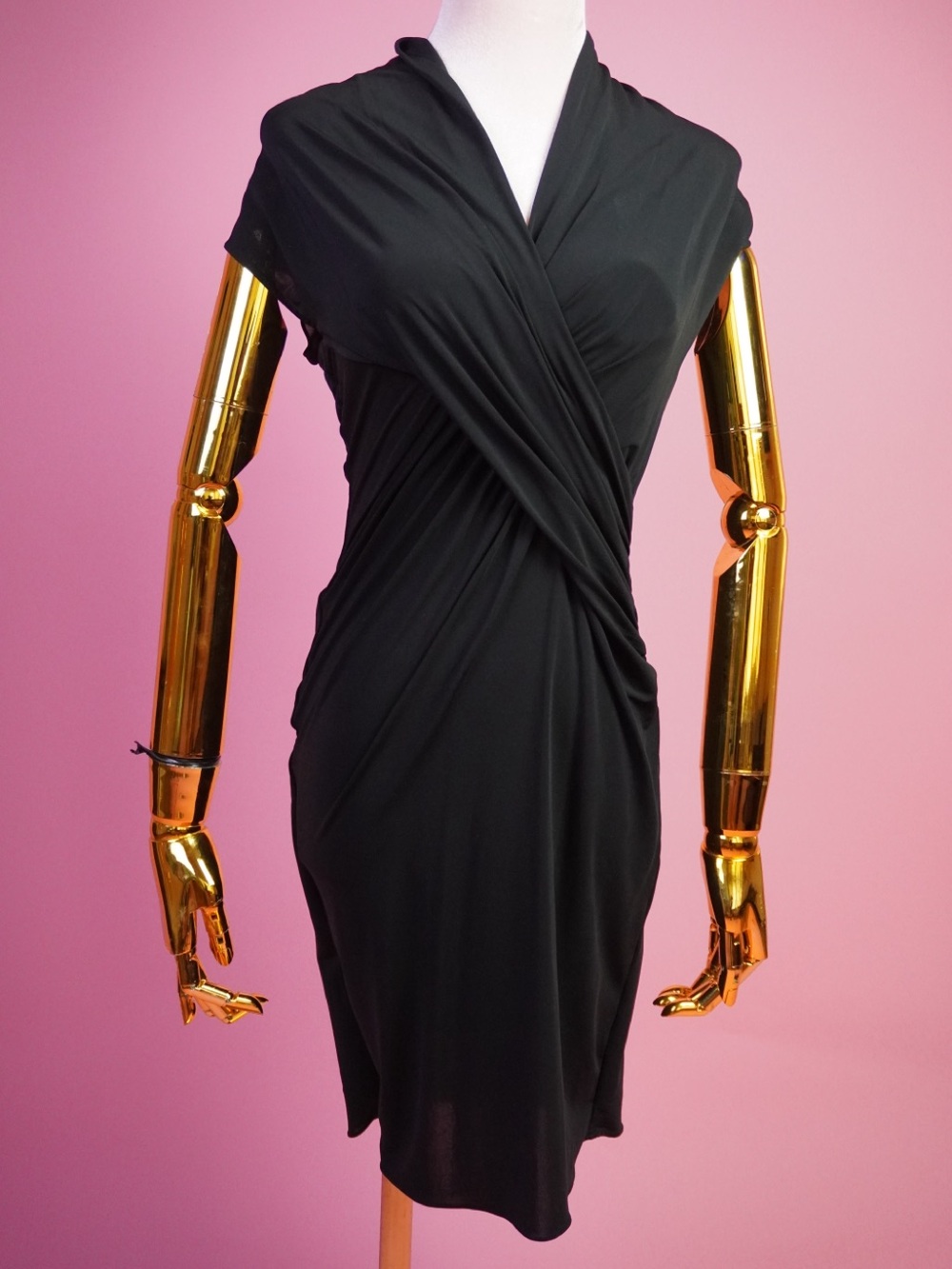 Little Black V-Neck Dress
